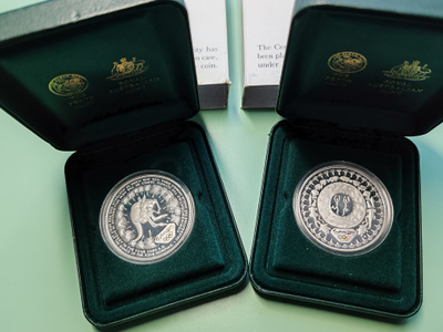 2 kpl 1 oz hopea Sydney Olympics 2000
