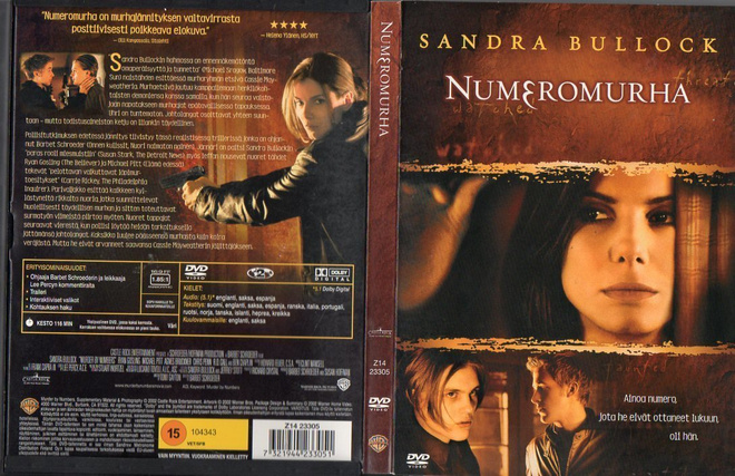 Numeromurha	(57 665)	k	-FI-	DVD	snapcase,		sandra bullock