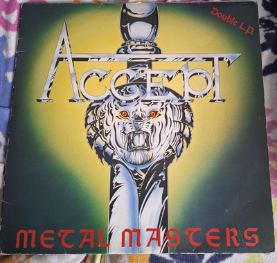 Accept Metal Masters tupla levy. 1984. (VG)