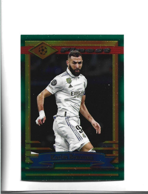 KARIM BENZEMA - REAL MADRID - 2022 TOPPS FINEST #43 FUTIS
