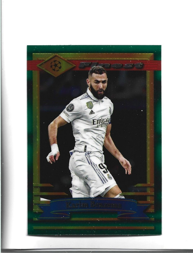 KARIM BENZEMA - REAL MADRID - 2022 TOPPS FINEST #43 FUTIS