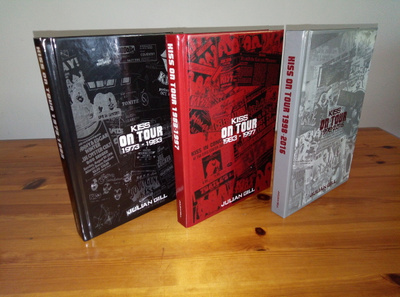 KISS : ON TOUR -KIRJAT 3 KPL (JULIAN GILL)