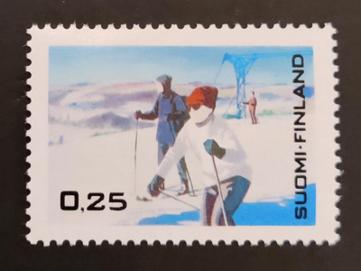 1968 Talvimatkailu 0,25 mk **