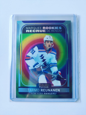 Tarmo Reunanen 21-22 Opc Platinum Color Wheel Marquee Rookie