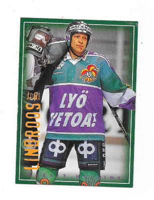 1996-97 SISU Redline #54 Jari Lindroos Jokerit