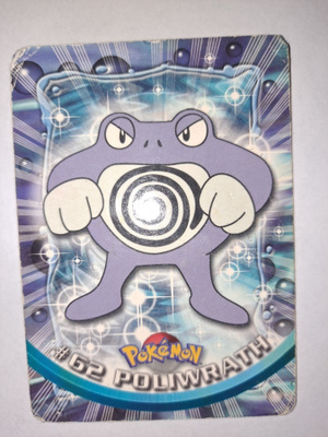 Pokemon Topps keräilykortti #62 Poliwrath
