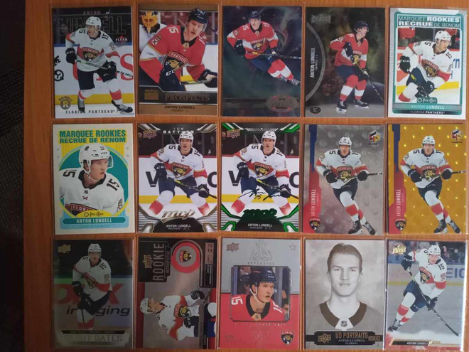 Anton Lundell erikoiskortteja 1€/kpl