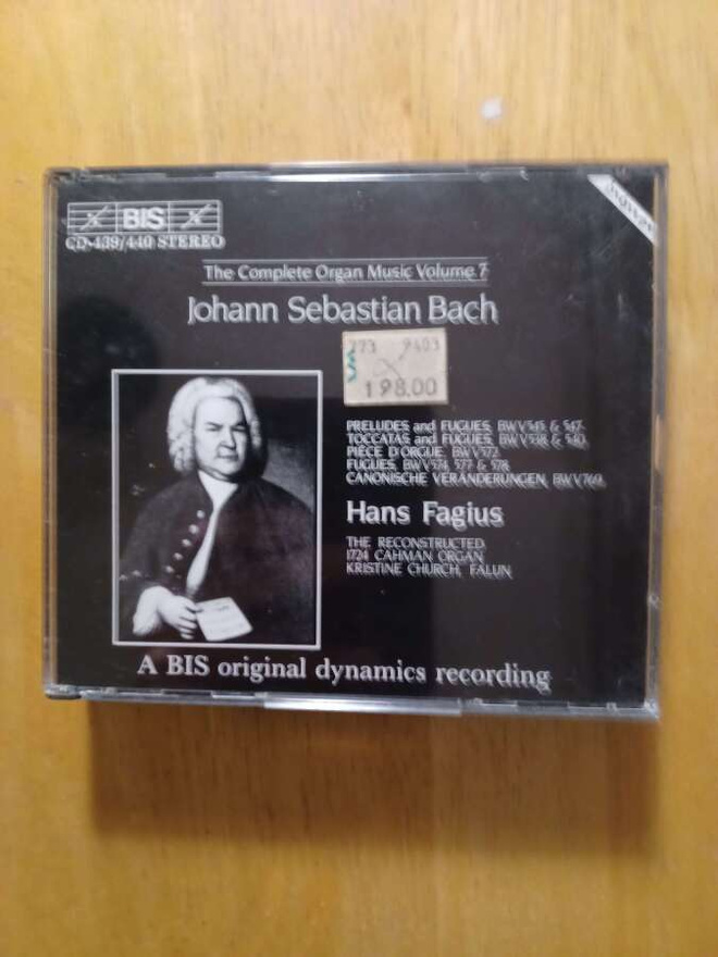 Hans Fagius: J.S. Bach: Complete Organ Music, Vol.7 2 cd