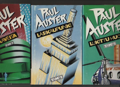 Auster, Paul: New York -trilogia 1 - 3, Tammi 1988 - 89, skp