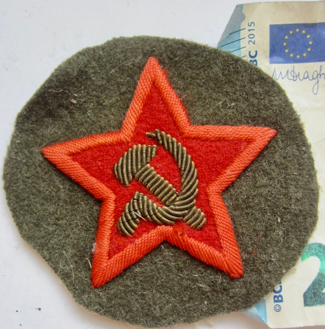 VANHA CCCP Hihamerkki Politrukin Tähti 1930-l