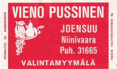 Joensuu, Niinivaara, Vieno Pussinen    1/16