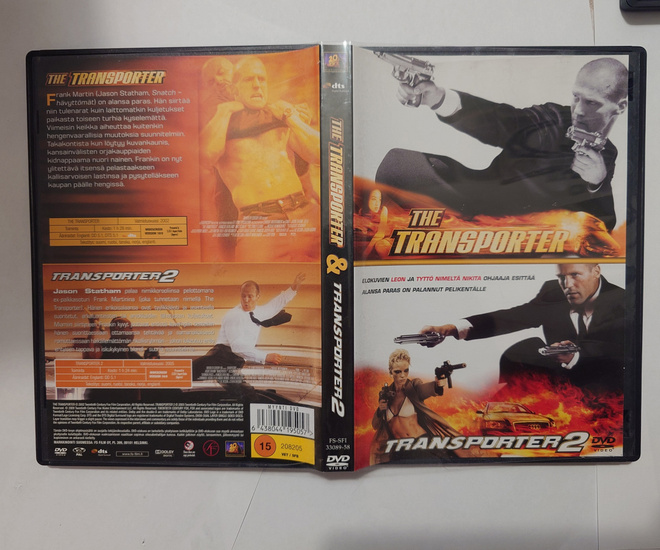 Transporter 1+2 DVD suomitekstit