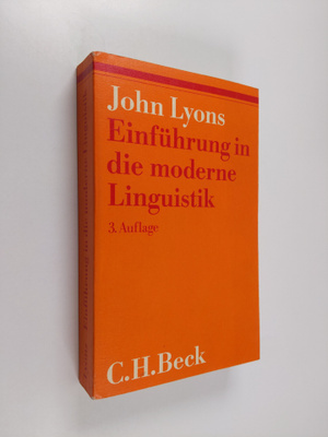 John Lyons : Einfuhrung in die moderne Linguistik