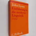 John Lyons : Einfuhrung in die moderne Linguistik - pikkukuva 1