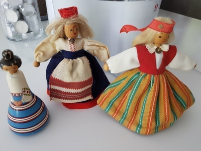 Puinen Figuuri / Puunukke / Nukke BY Salvo Eesti - 3 kpl