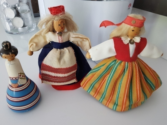 Puinen Figuuri / Puunukke / Nukke BY Salvo Eesti  - 3 kpl