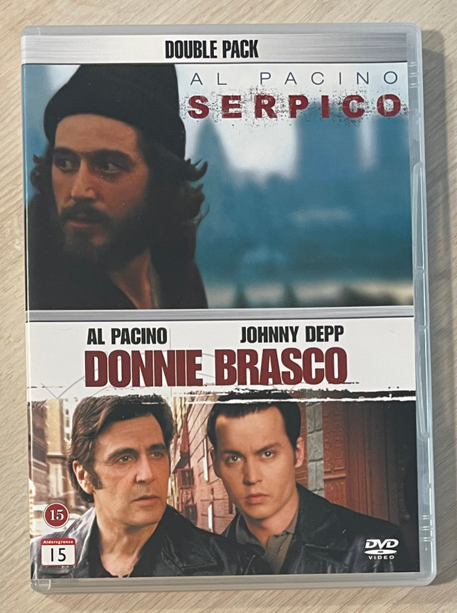 Serpico (1973) & Donnie Brasco (1997) 2DVD Al Pacino