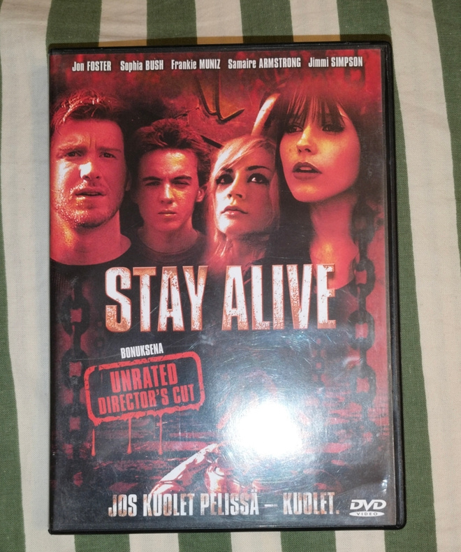 "STAY ALIVE" (SF DVD! "UNRATED DIRECTORS CUT"! !)