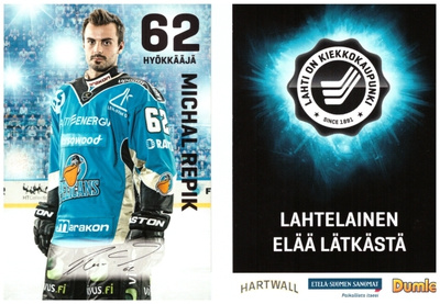 MICHAL REPIK #62 PELICANS Postikortti Nimmarilla