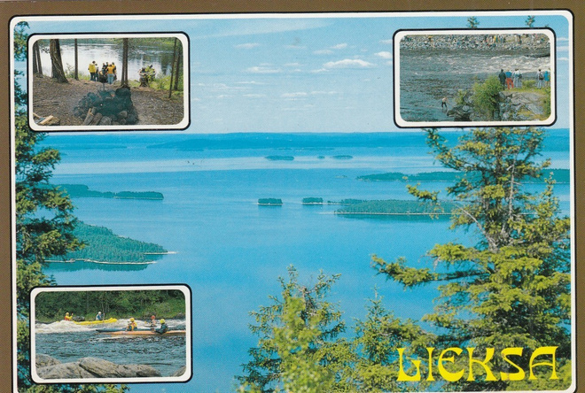 Lieksa,  sommitelmakortti   b216