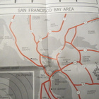 vintage Visitors Map of San Francisco - pikkukuva 2