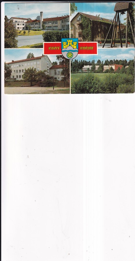 Karis - Karjaa, vaakuna, sommitelmakortti    b699