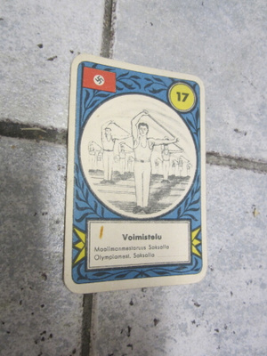 KERÄILYKORTTI BERLIININ OLYMPIALAISTA 1936
