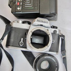 VANHA Kamera Nikon FM + Nikkor 50 mm 1:2 SIISTI - pikkukuva 4