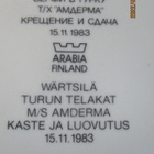 ARABIA SEINÄLAUTANEN M/S AMDERMA - pikkukuva 3