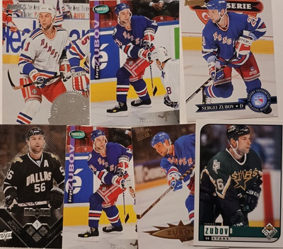 7 x Legenda SERGEI ZUBOV Rangers, Stars