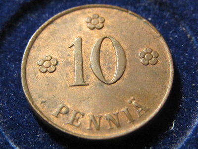 10 penniä 1921