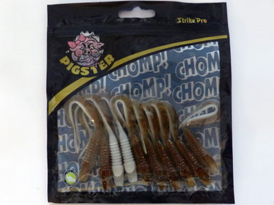 STRIKE PRO PIGSTER TAIL 12cm, 9g Väri: Phosphor Shad