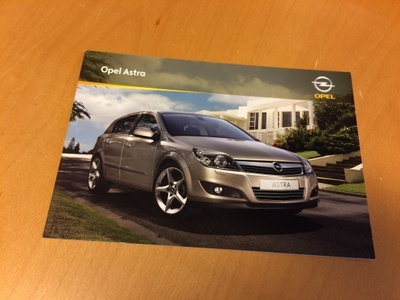 Myyntiesite - Opel Astra - 3/2009