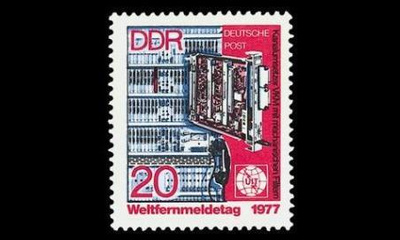 DDR 2223 ** Maailman tietoliikennepäivä (1977)