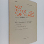Kauko Rahko : Acta Polytechnica Scandinavia (signeerattu,... - pikkukuva 1