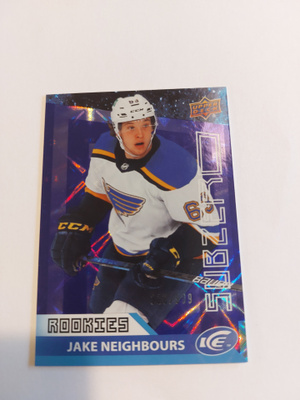 2021-22 Upper Deck Ice Sub Zero #SZ54 Jake Neighbours /999