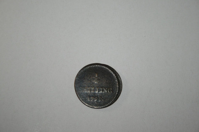 Ruotsi 1/4 skilling 1799 contors pollet