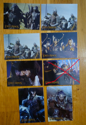 The lord of the rings holo keräilykortit