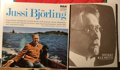 Jussi Björling TAI Heikki Klementti LP vinyl äänilevy
