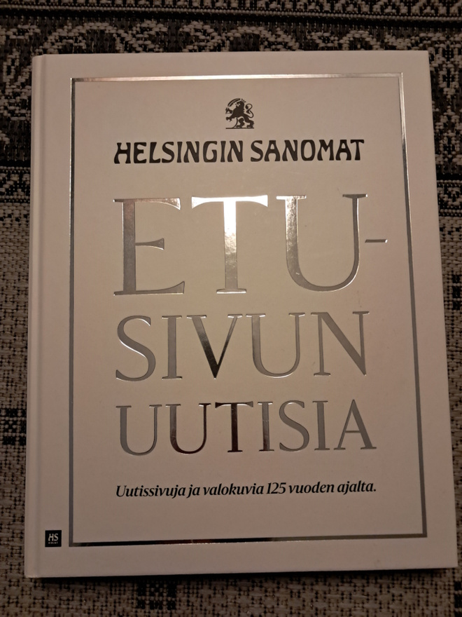 Helsingin Sanomat - Etusivun uutisia jättikirja