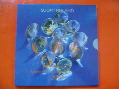 Suomi euro rahasarja 1c-2e BU - 2002