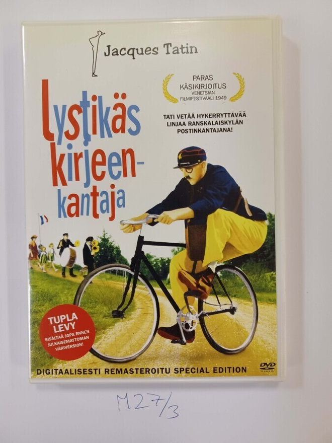 Jacques Tati: Lystikäs kirjeenkantaja (2 DVD)