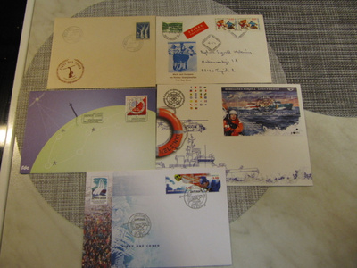 FDC 5 kpl 1947- 2012.