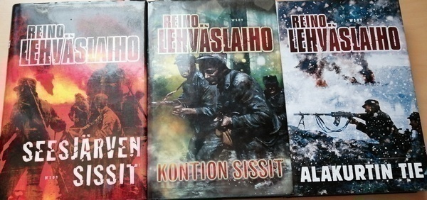Kolme Reino Lehväslaihon sotakirjaa