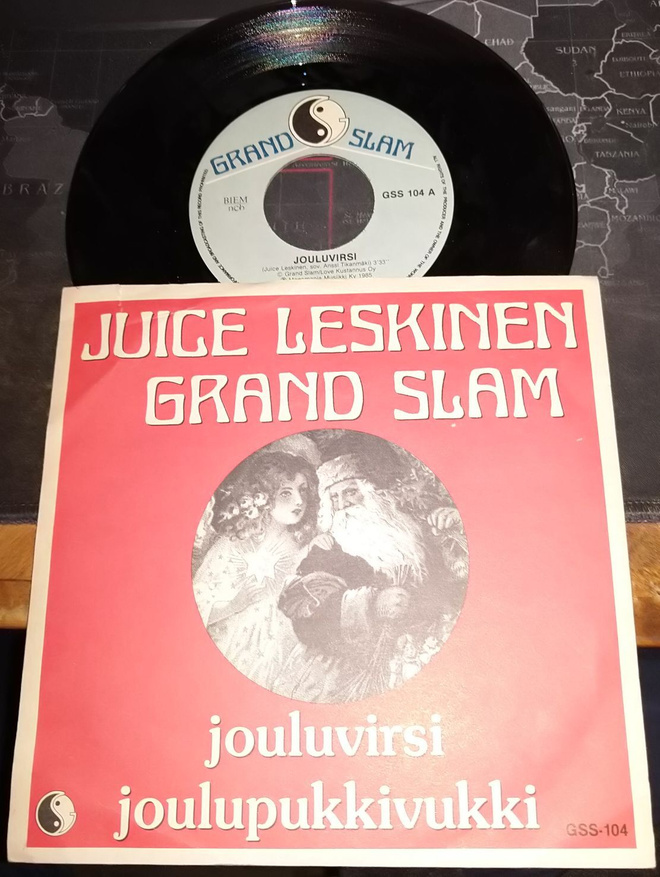 Juice Leskinen Grand Slam - Jouluvirsi - 7'' single