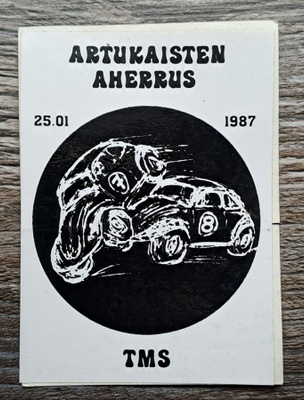 Artukaisten aherrus tarra 1987!