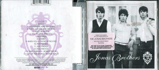 JONAS BROTHERS . CD-LEVY . JONAS BROTHERS