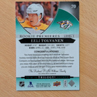 2018-19 Trilogy Eeli Tolvanen Rookie Premieres Jersey /499 - pikkukuva 2