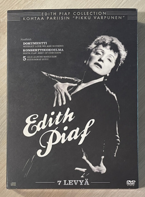 Edith Piaf -kokoelma (2DVD + 5CD) uusi ja muoveissa