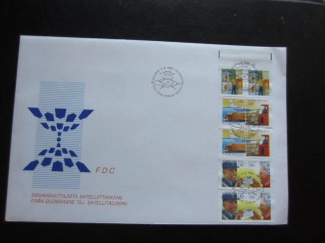 FDC 1988 V10 Alennuspostimerkkivihko
